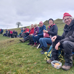 A caravan of walkers